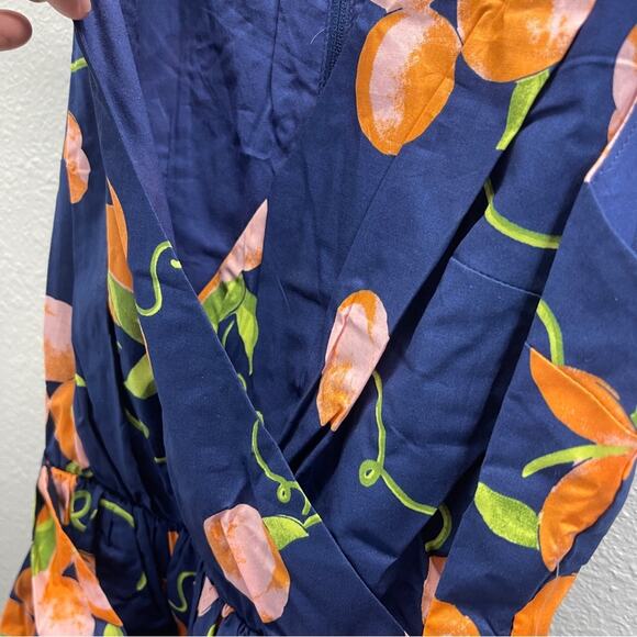 ModCloth Sweet Peaches Swing Dress Faux Wrap - Picture 4 of 15